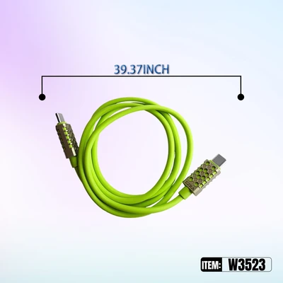 W3523, FAST CHARGING DATA CABLE 1M 60W C-C, 6918033875790