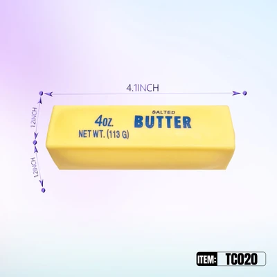 TC022-1, Squishy Flour Butter 4oz 1.5' x 5.1"