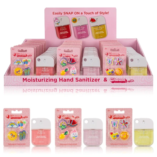 60429, WISH Hand Sanitizer 35ml + 30 Cards Charms, 191554604308