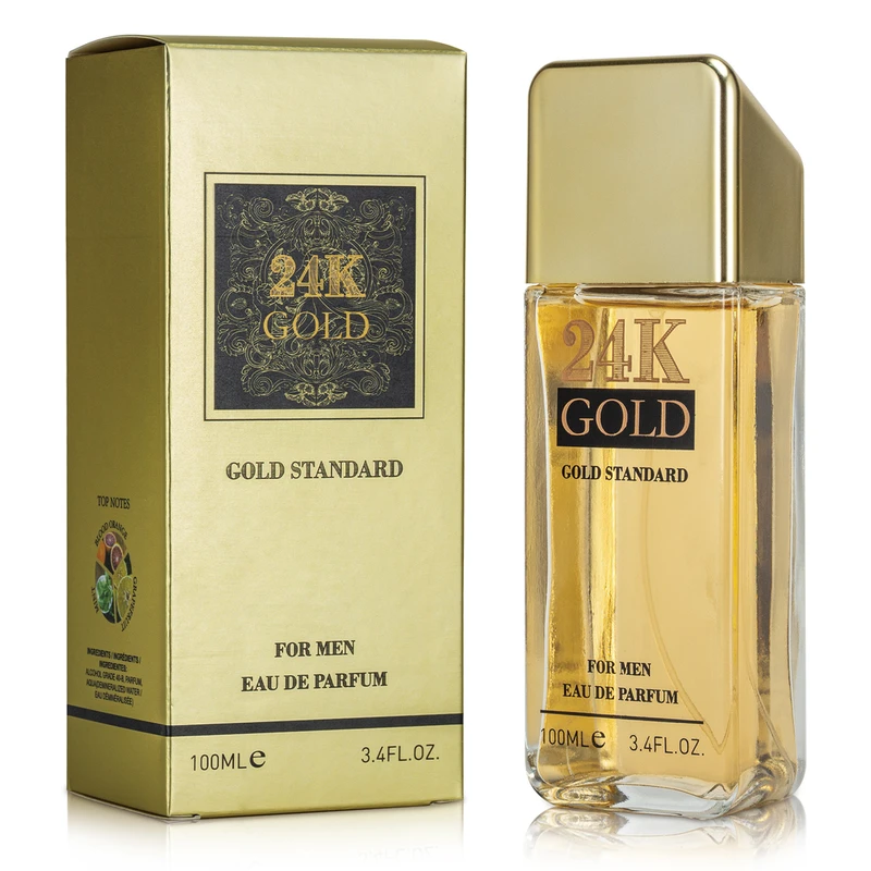 Eau de Parfum 3.4 oz/100 ml 24k Gold for Men - United Scents