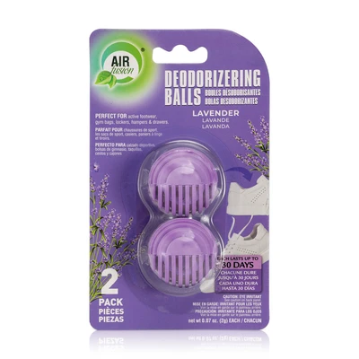 99886, Air Fusion Deodorizing Balls 2pk Laverder, 191554998865