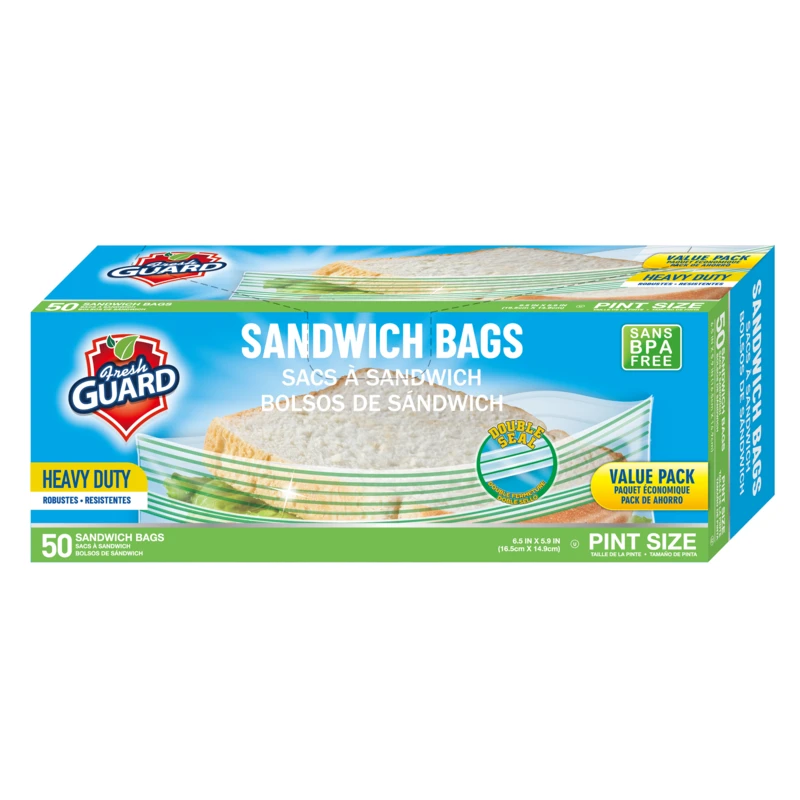 Fresh Guard Sandwich Bag 50CT