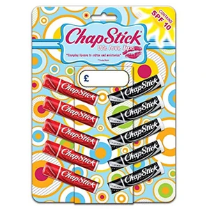 CS10M, Chapstick Original Strawberry Card Display, 5000309006241