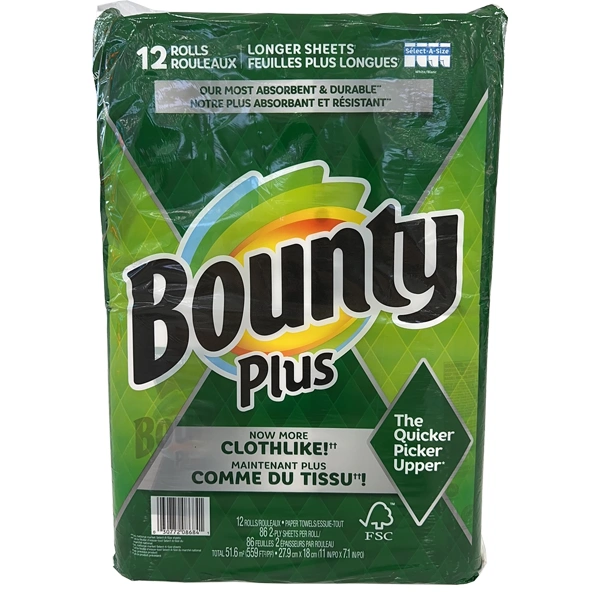 B86S, Bounty Paper Towel 86 Sheet, 030772086841
