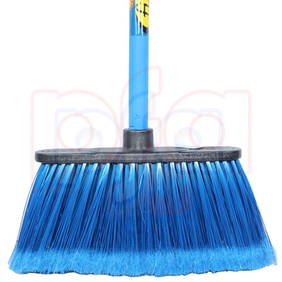 KK-201C, Super Venetian Plastic Broom w/ Wood Stick, 856247002013