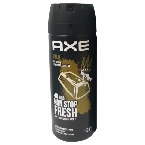 ABS150GD-72, Axe Body Spray 150ml Gold, 6001087375115