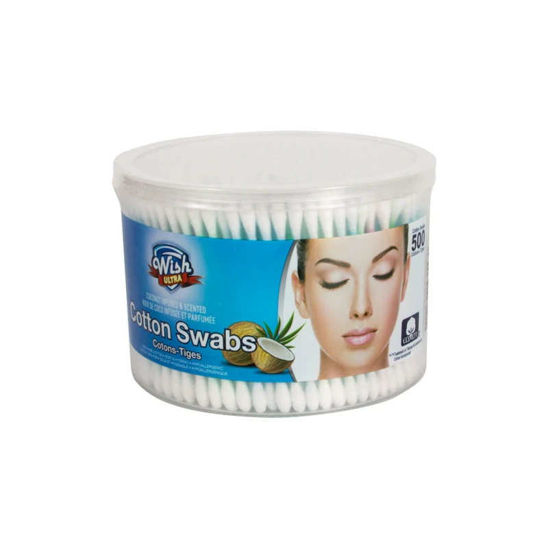 Wish Cotton Swabs Multicolourful Plastic 500CT HD