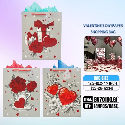 BV7018-LG, VALENTINE GIFT BAG LG, 887257170423