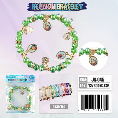 JR-045, Crystal Religion Bracelet, 887257840012