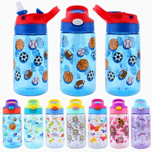 58145, Splash Plastic Bottle Kids 16.9oz Flip Straw, 191554581456