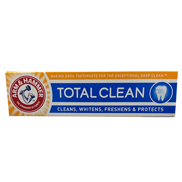 AH125TC, Arm & Hammer Toothpaste 4.22oz (125ml) Total Clean, 5010724529706
