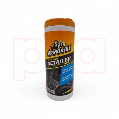 AA25AD, Armor All Detailer Wipes 25ct Interior