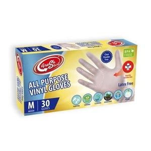 41030, Fresh Start All Purpose Vinyl Gloves 30CT Medium, 191554410305