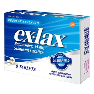 EXLAX-8, ExLax 8 Tablet Box
