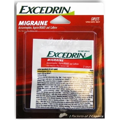 EXCMBL12, Excedrin Migraine Single Pack Blister 12ct, 655708118719