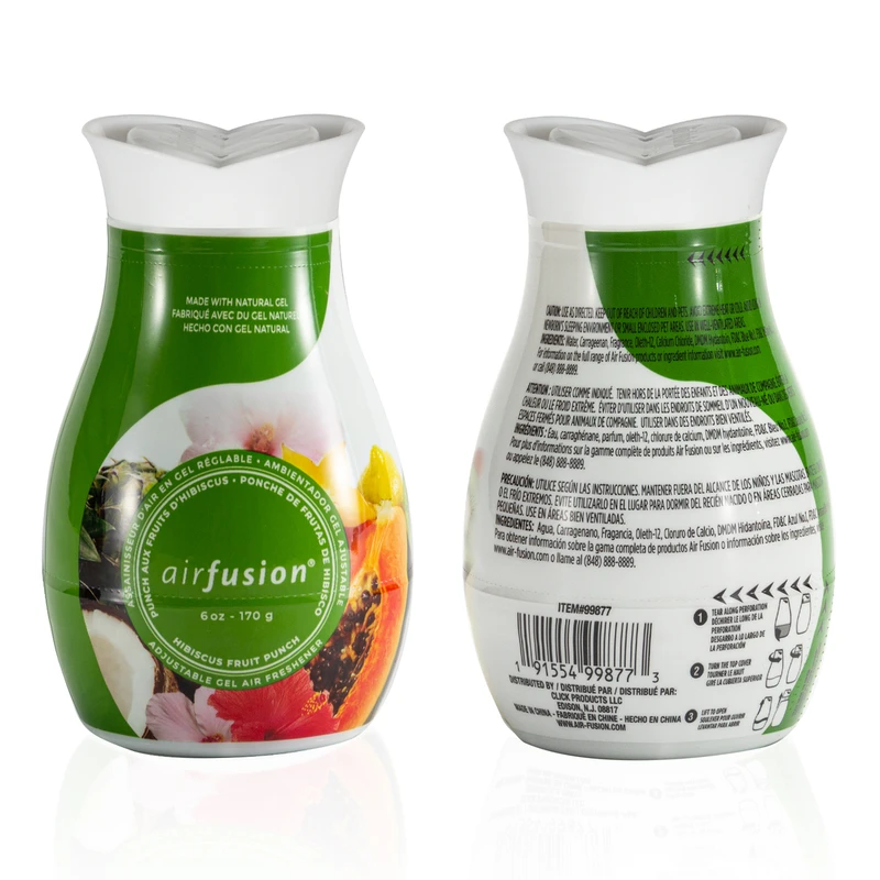 Air Fusion Adjustable Gel Air Freshener 6oz Hibiscus Fruit Punch