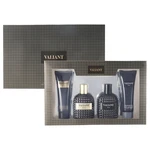 89340, Men's 4pcs Large Gift Set  VALIANT 4.1fl.oz/120ml×2 Body Lotion 3.4fl.oz/100ml×2 EDP, 191554893405