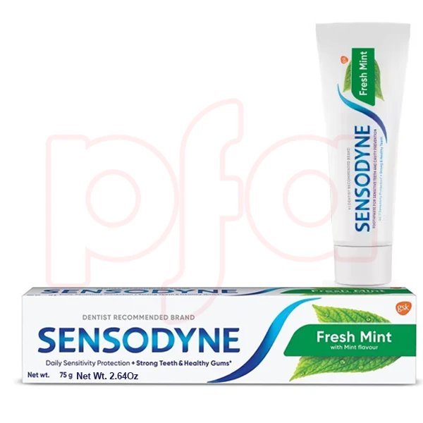 SP75-FM, Sensodyne Toothpaste 75g 2.64oz Fresh Mint, 8901571004096
