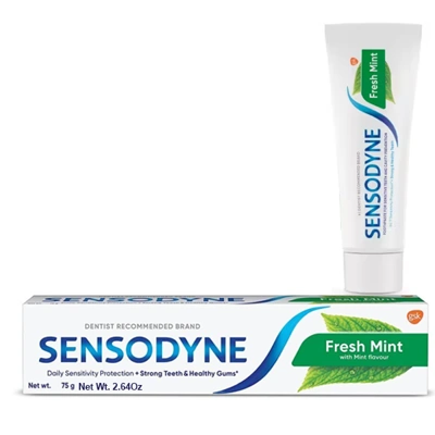SP150-FM, Sensodyne Toothpaste 150g 5.29oz Fresh Mint, 8901571005659