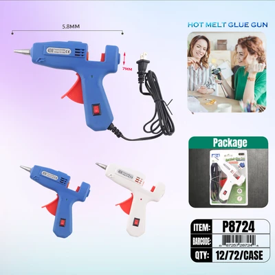 P8724, Hot Melt Glue Gun UL (Glue-7mm), 887257287244