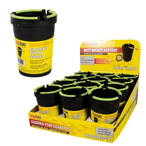 51002, XtraTuff Butt Bucket Ashtray Glow in Dark, 191554510029