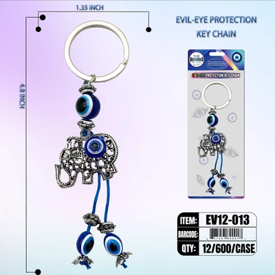 EV12-013, EVIL EYE KEY CHAIN PROTECTION, 887257890017