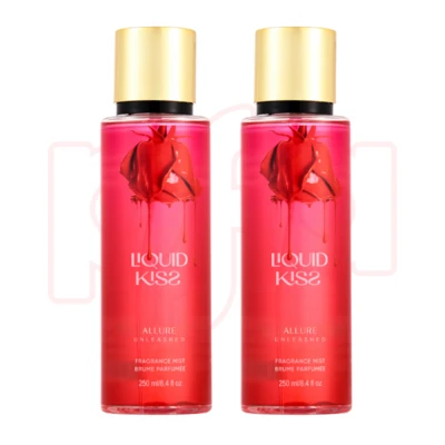 OD88600, LIQUID KISS Body Spray for Women 8.4oz ALLURE UNTAMED Scent Long-Lasting Fragrance Body Mist Floral and Fruity Fragrance, 191554886001