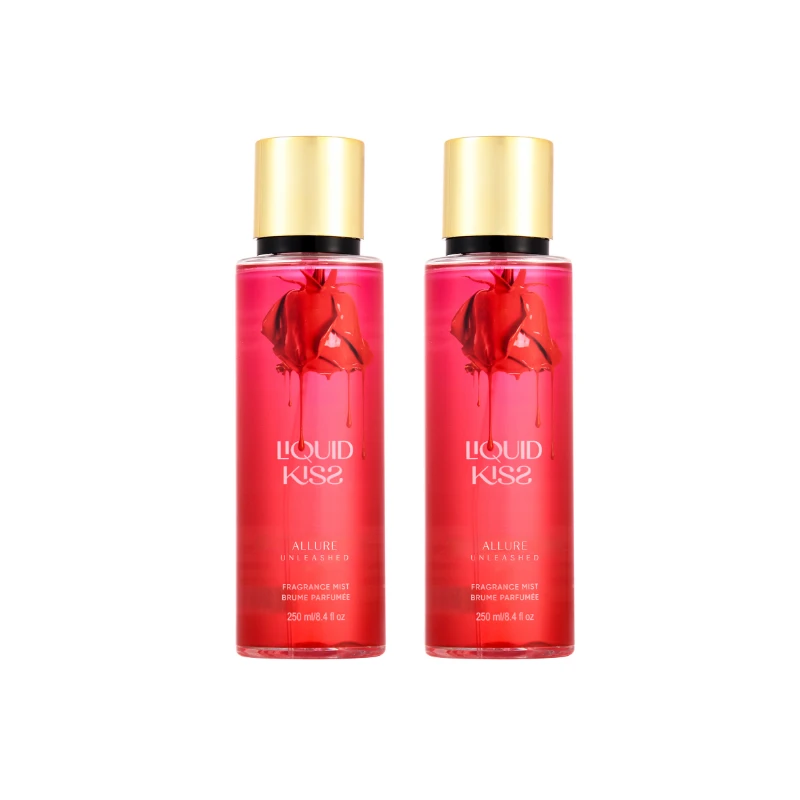 LIQUID KISS Body Spray for Women 8.4oz ALLURE UNTAMED Scent Long-Lasting Fragrance Body Mist Floral and Fruity Fragrance