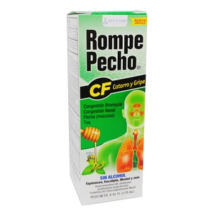 ROMP-CF, Rompe Pecho CF 6oz Catarro y Gripe