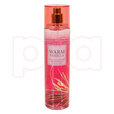 88612, Women's Fragrance Body Mist 8oz  WARM VANILLA, 191554886124