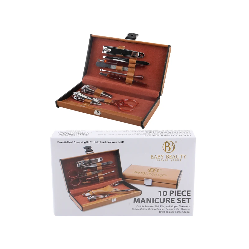 Bazic Beauty Manicure 10PK Brown