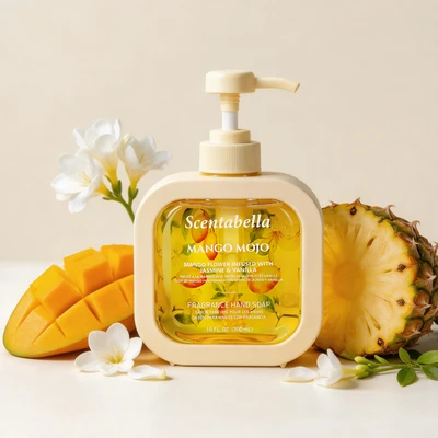 60652, Scentabella Hand Wash 10oz – Mango Mojo, 191554606524