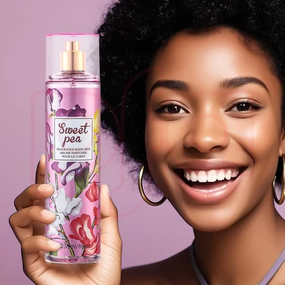 88614, Fragrance Body Mist 8 oz/236 ml Sweet Pea for Women - United Scents, 191554886148
