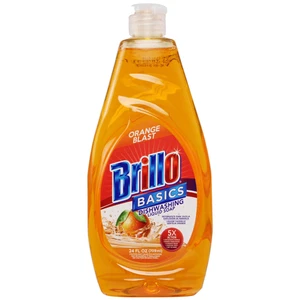 BB-28090, Brillo Dish Liquid 24oz Orange, 810020280906