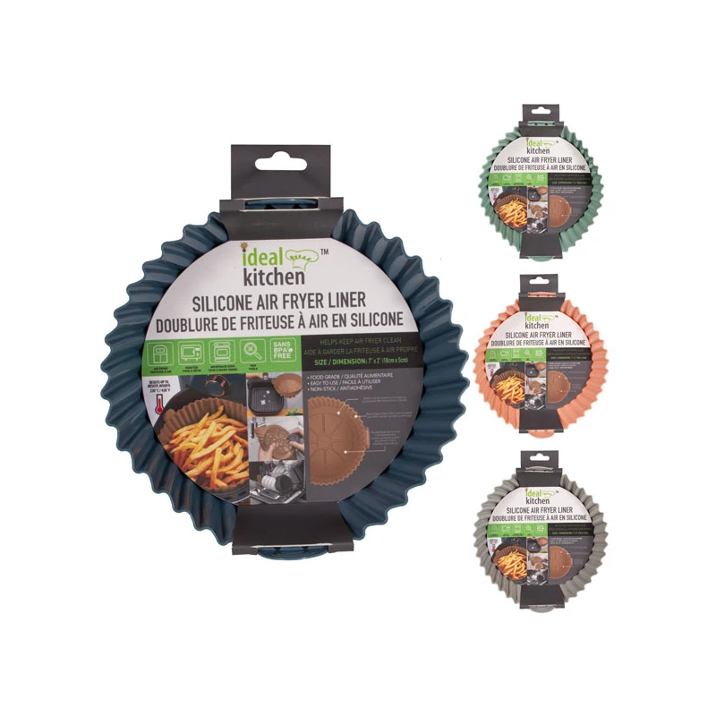 Ideal Kitchen Air Fryer Liner Silicone 8.27in Round