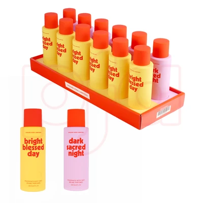 OD89957, LIQUID KISS LIMITED Women's Body Mist 8oz/236ml  PDQ2 Dark Sacred Night & Bright Blessed Day, 191554898981