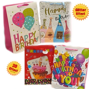 97007, Gift Bag Birthday Gift Bag 31*42*12cm #4 XL, 191554970076