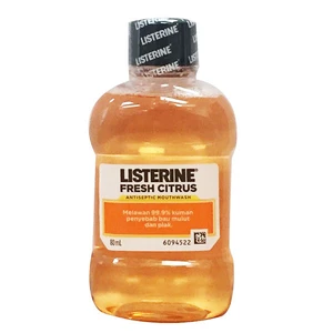 L80FC, Listerine 80ml Fresh Citrus, 8992725910608