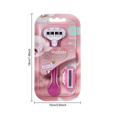 67213, Modess Five Blade Razor with Refill, 191554672130