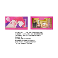 Pink,Jean Paul,Cucci, Lancome Perfume set 4 pcs