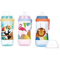 PP Water Bottle with Single Handle & Hard Spout 10OZ/300ML