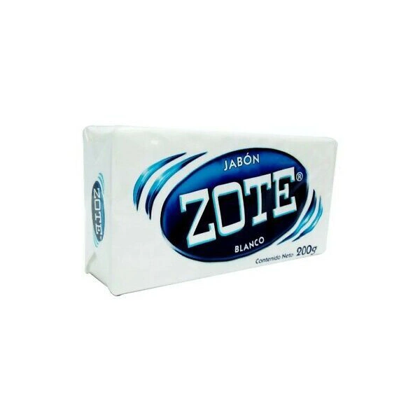 ZLB200W, Zote Laundry Bar Soap 200g White, 7501026005381