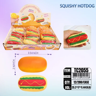TC2055, Squishy  Hot Dog, 887258040558