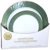 AMS-431841.166, Amscan Plastic Plate 10.25+7.5in 20PK Jade, 192937523575