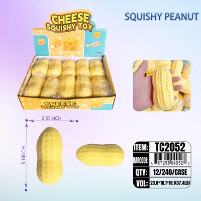 TC2052, Squishy Peanut 5.1 "×2.55 ", 887258040527
