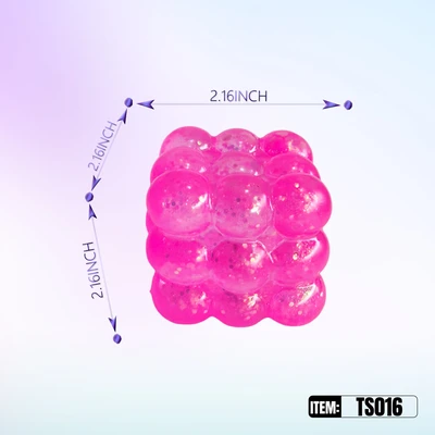 TS016, CUBE Squezy Relief Fidget Toys, 887258020161