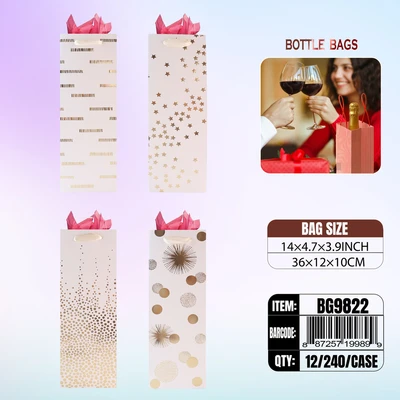 BG9822, Bottle Bags Ast.4-Style, 887257199899