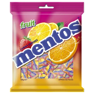 M405F, Mentos Bag 405g 14.3oz Fruit, 6921211105558