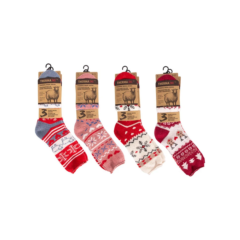Thermal Ladies Wool Socks 9-11