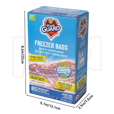 31103, Fresh Guard Freezer Bag Quart 85CT, 191554311039